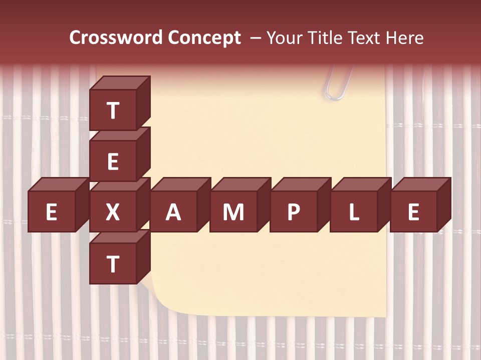 List Metal Yellow PowerPoint Template