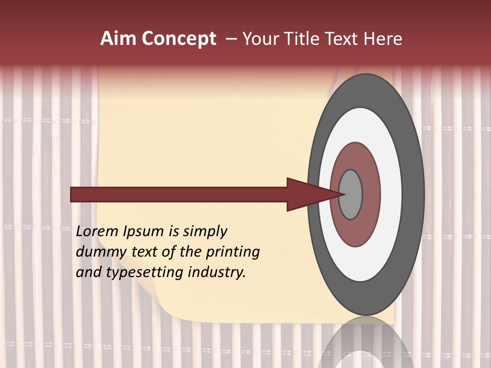 List Metal Yellow PowerPoint Template