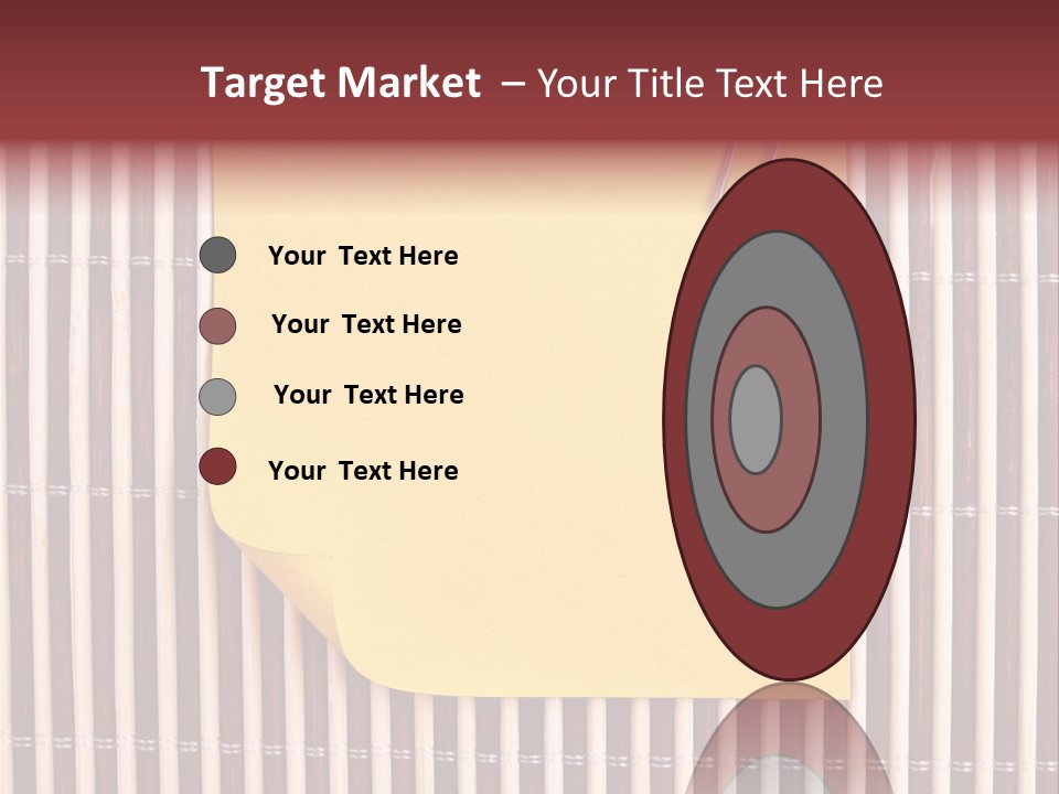 List Metal Yellow PowerPoint Template