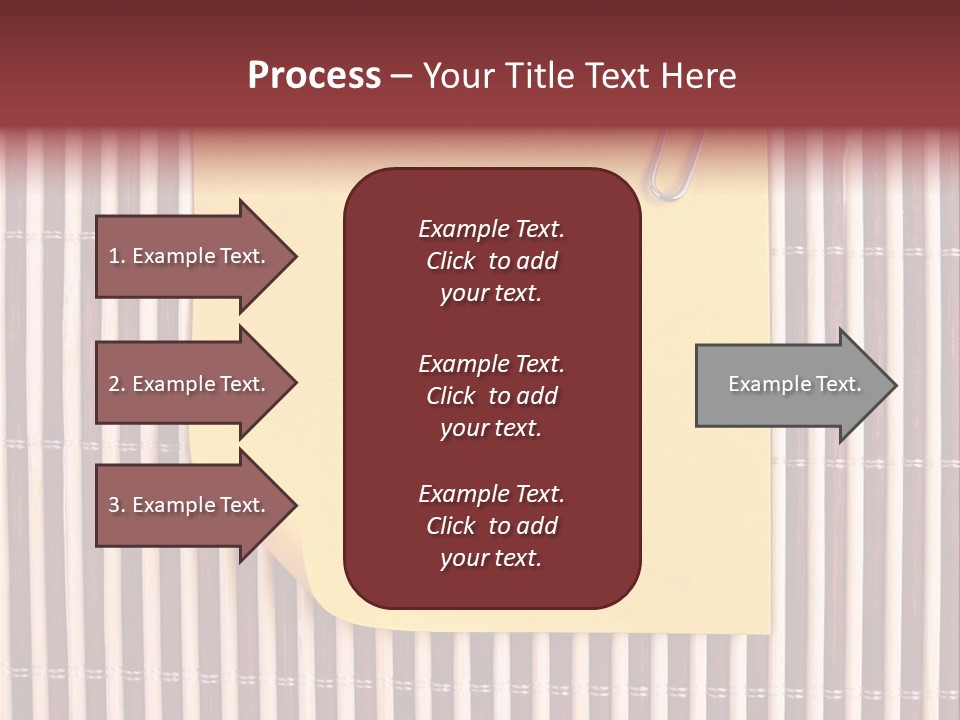List Metal Yellow PowerPoint Template