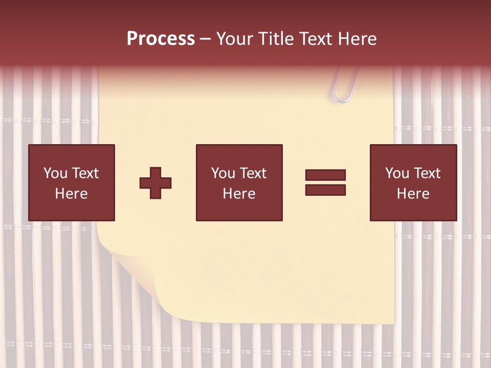 List Metal Yellow PowerPoint Template