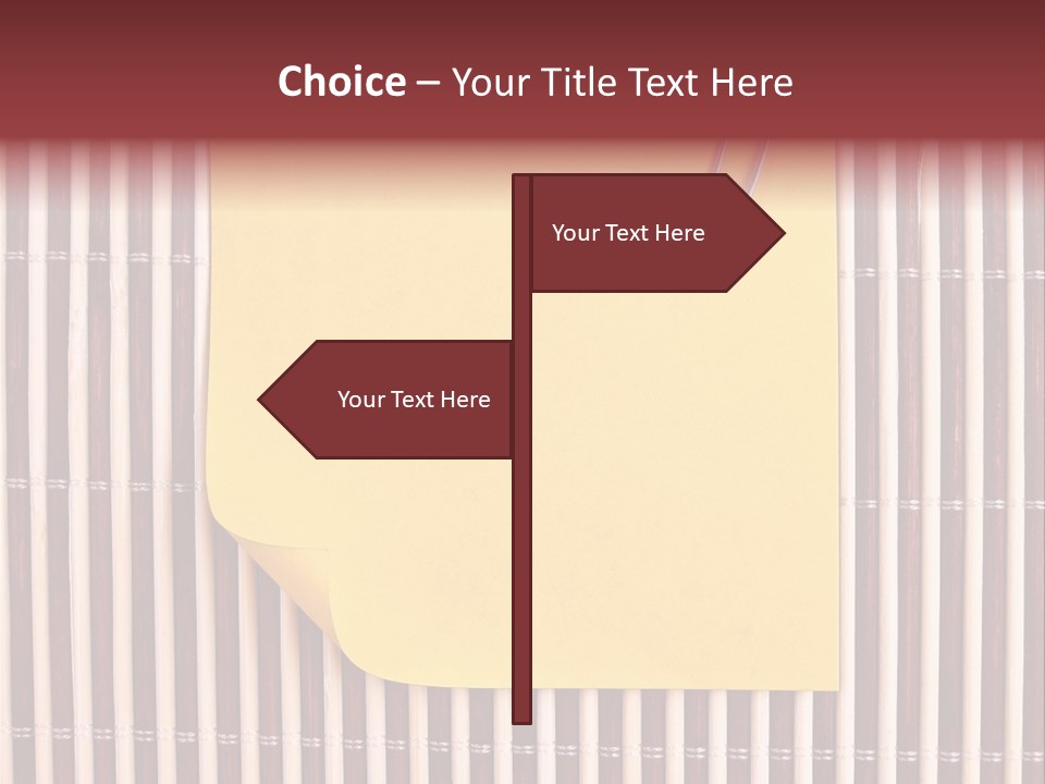 List Metal Yellow PowerPoint Template
