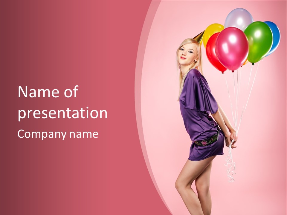 Red Party Style PowerPoint Template