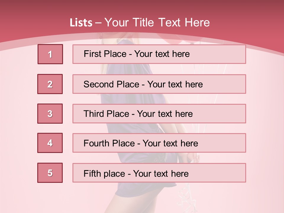 Red Party Style PowerPoint Template