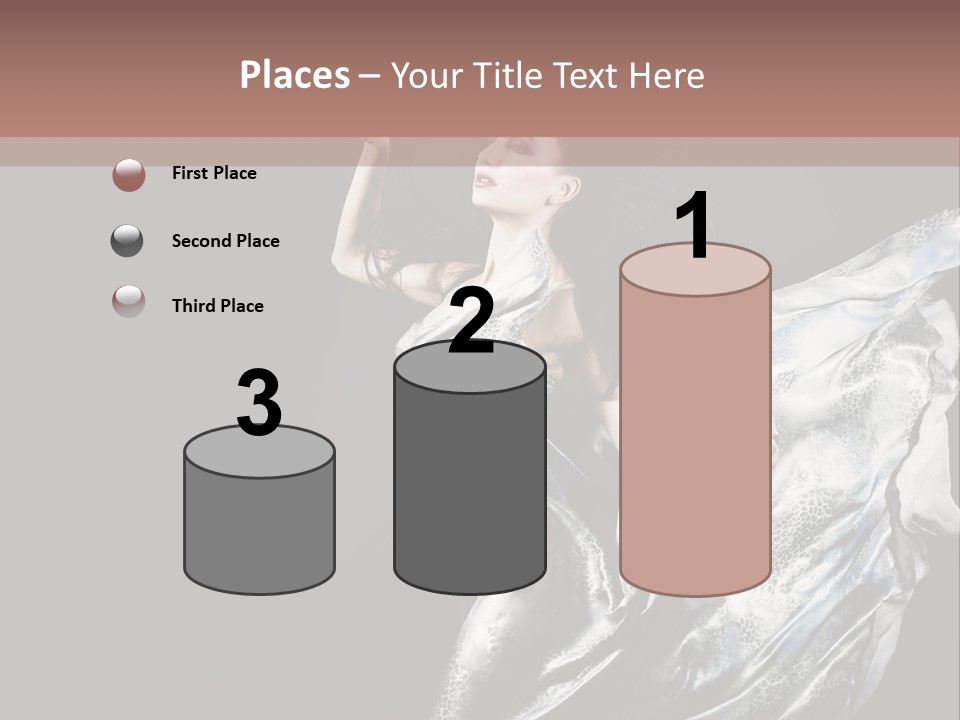 Carnival Make Up Gown PowerPoint Template