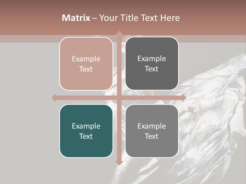 Carnival Make Up Gown PowerPoint Template