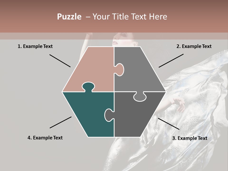 Carnival Make Up Gown PowerPoint Template