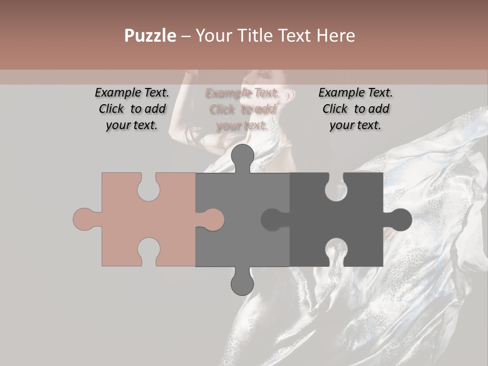 Carnival Make Up Gown PowerPoint Template