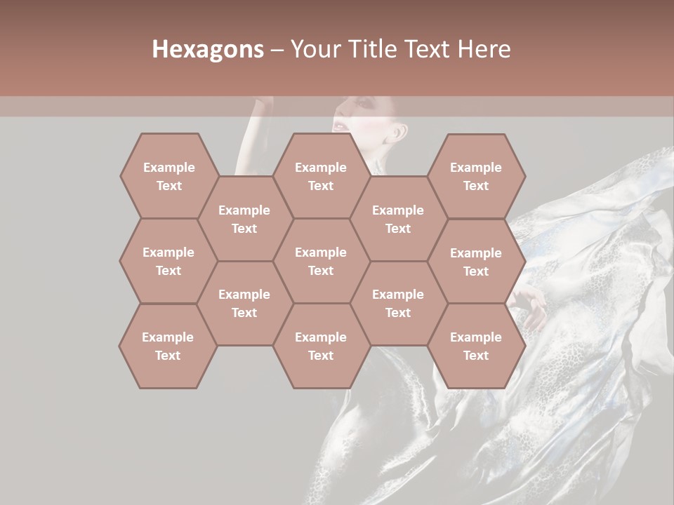 Carnival Make Up Gown PowerPoint Template