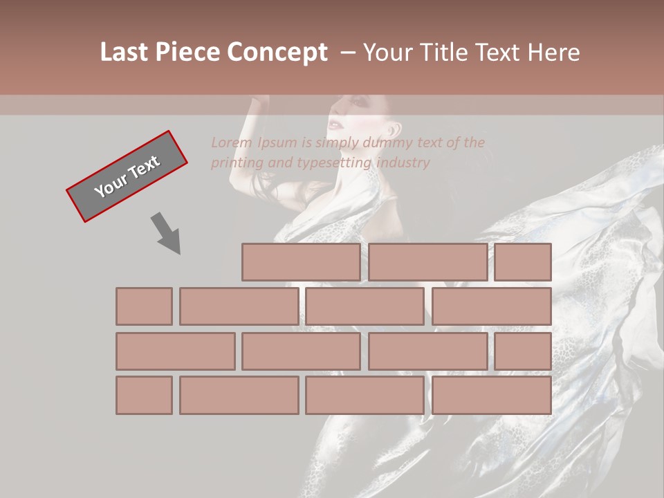 Carnival Make Up Gown PowerPoint Template