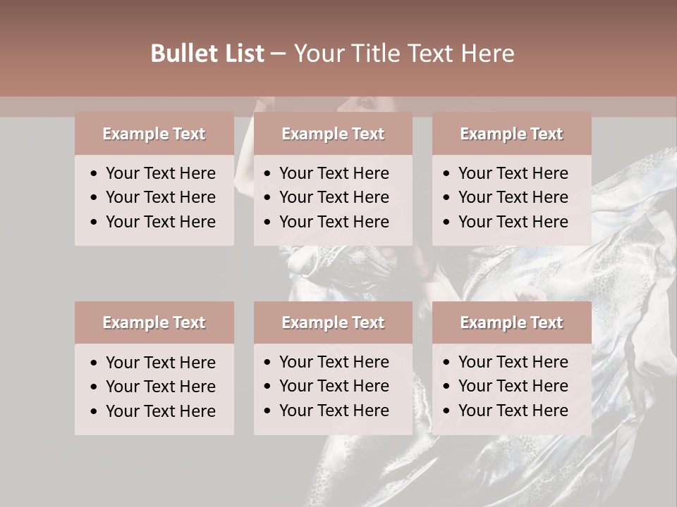 Carnival Make Up Gown PowerPoint Template