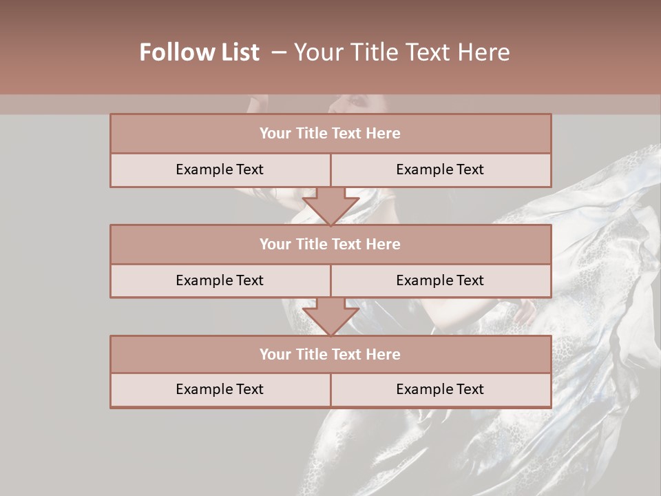 Carnival Make Up Gown PowerPoint Template
