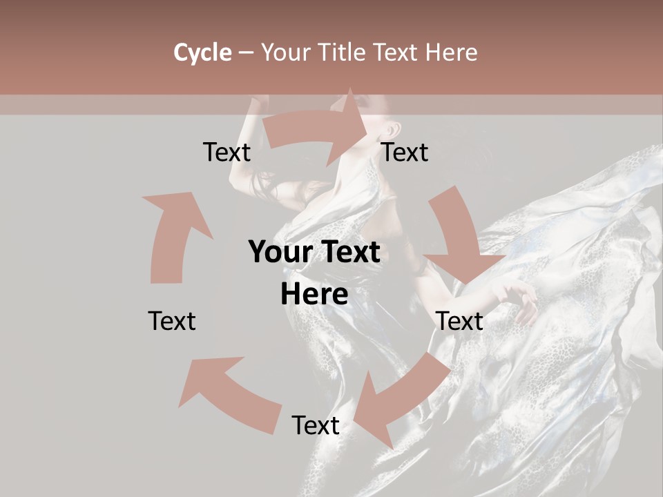 Carnival Make Up Gown PowerPoint Template