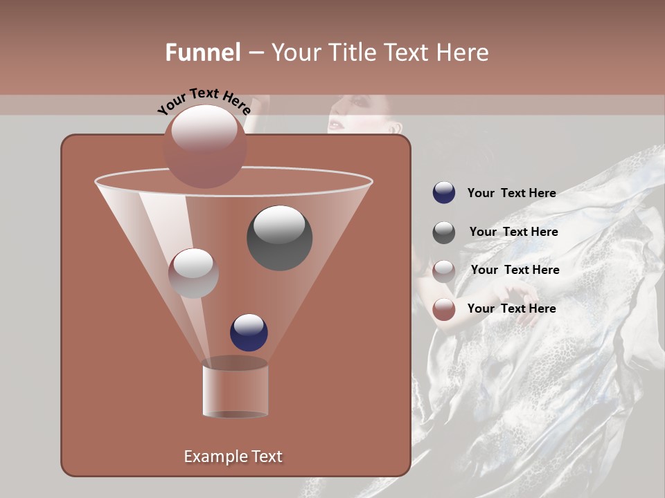 Carnival Make Up Gown PowerPoint Template