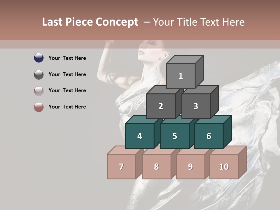 Carnival Make Up Gown PowerPoint Template