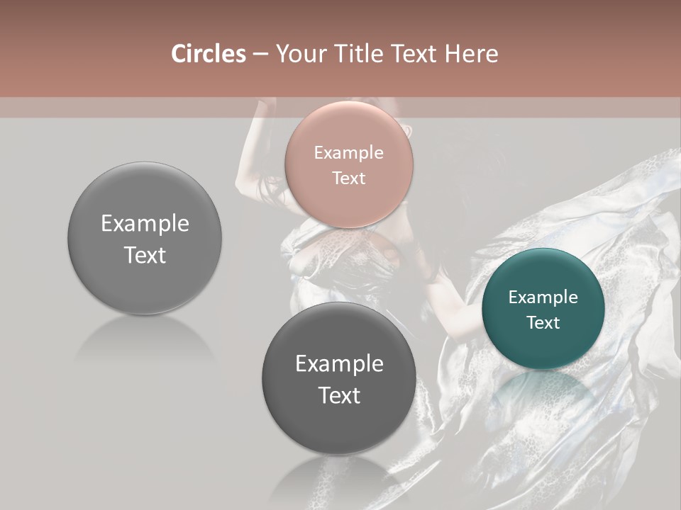 Carnival Make Up Gown PowerPoint Template