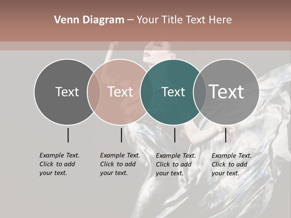 Carnival Make Up Gown PowerPoint Template