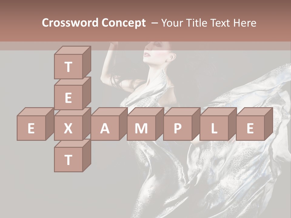 Carnival Make Up Gown PowerPoint Template