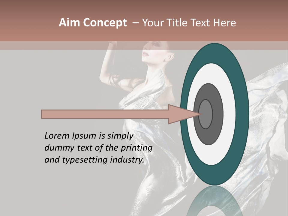 Carnival Make Up Gown PowerPoint Template