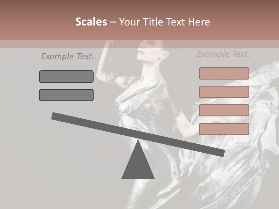 Carnival Make Up Gown PowerPoint Template