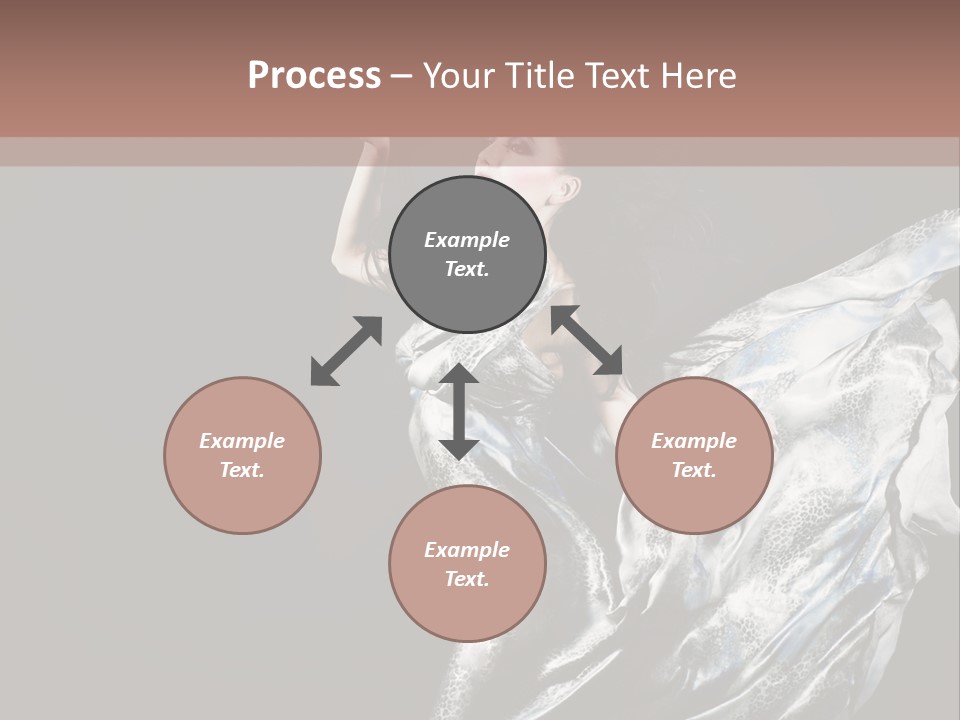 Carnival Make Up Gown PowerPoint Template