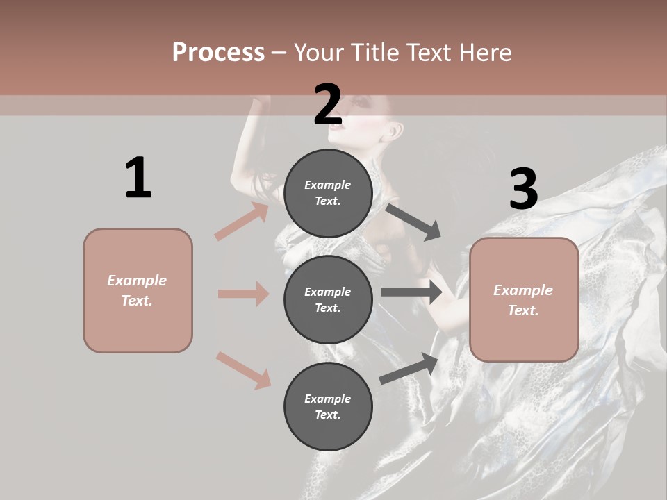 Carnival Make Up Gown PowerPoint Template
