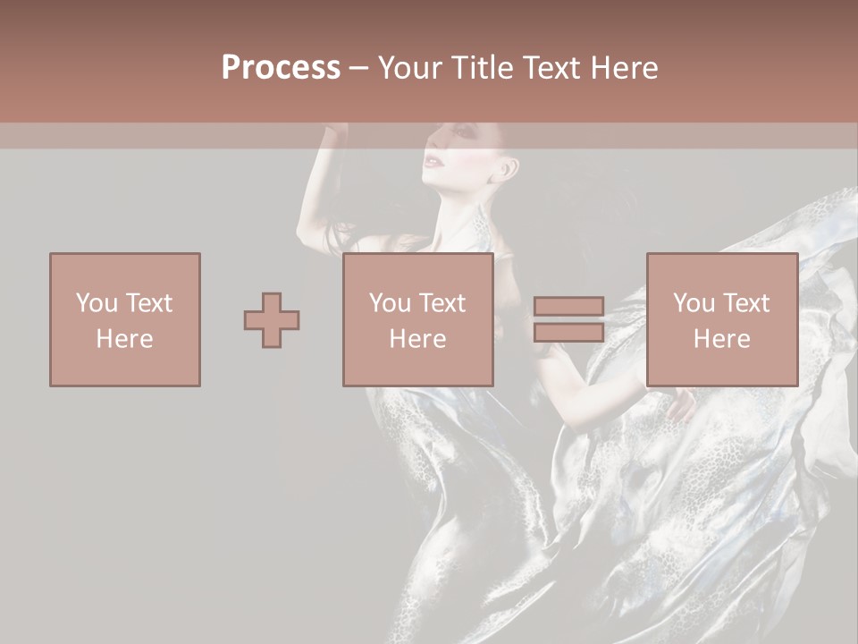 Carnival Make Up Gown PowerPoint Template
