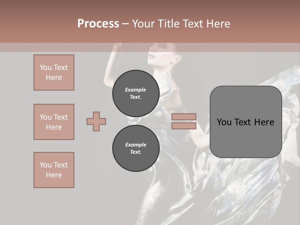 Carnival Make Up Gown PowerPoint Template