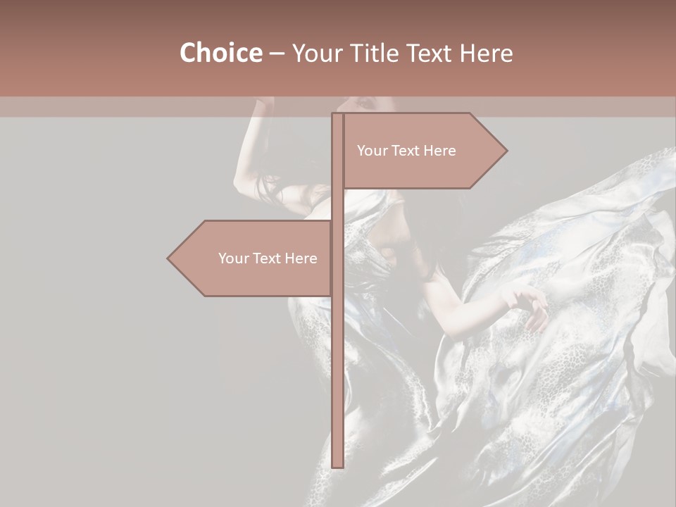 Carnival Make Up Gown PowerPoint Template