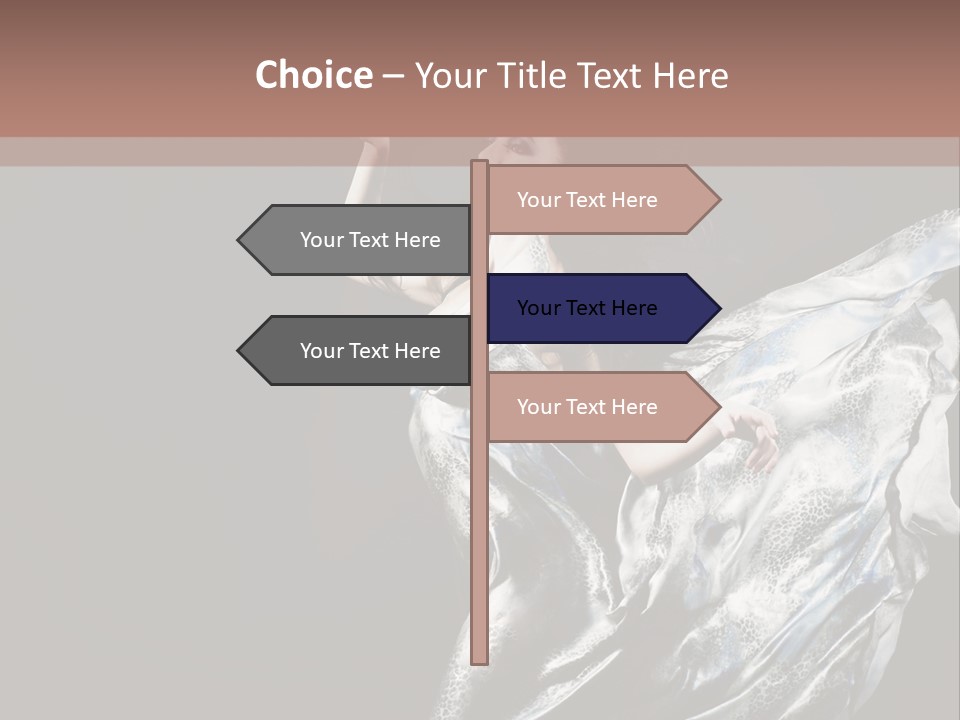 Carnival Make Up Gown PowerPoint Template