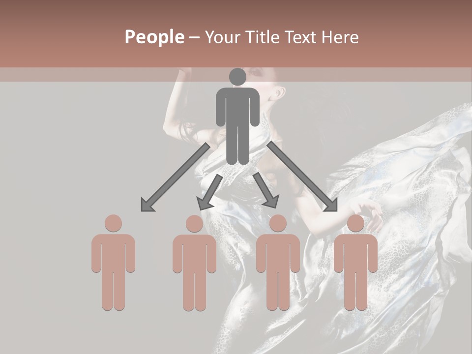 Carnival Make Up Gown PowerPoint Template