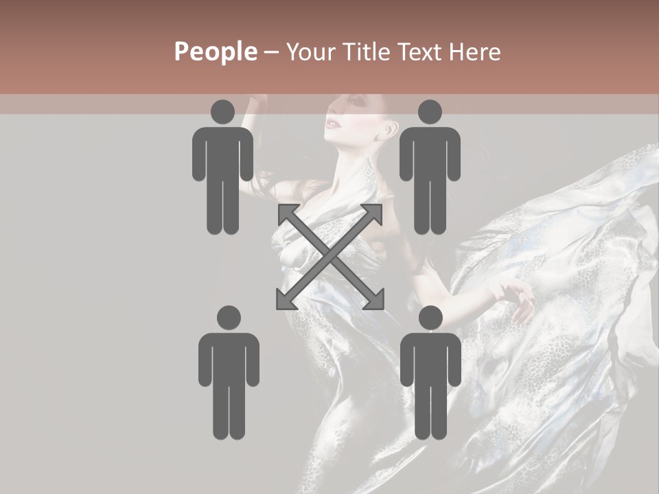 Carnival Make Up Gown PowerPoint Template