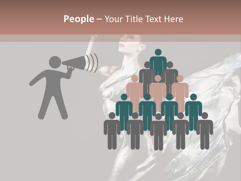 Carnival Make Up Gown PowerPoint Template