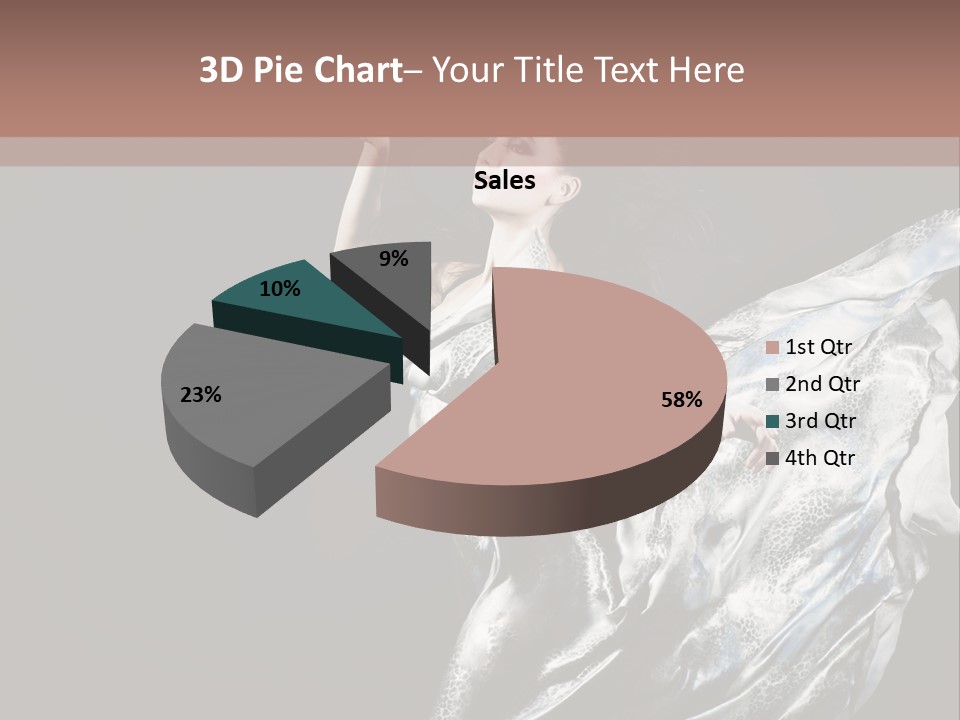 Carnival Make Up Gown PowerPoint Template