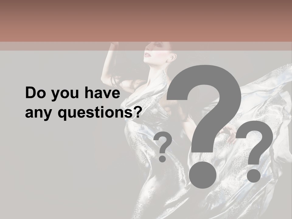 Carnival Make Up Gown PowerPoint Template