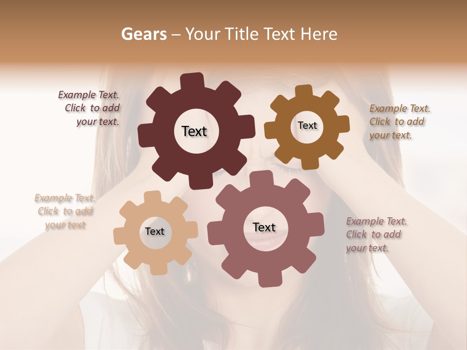 Hold Tired Ache PowerPoint Template