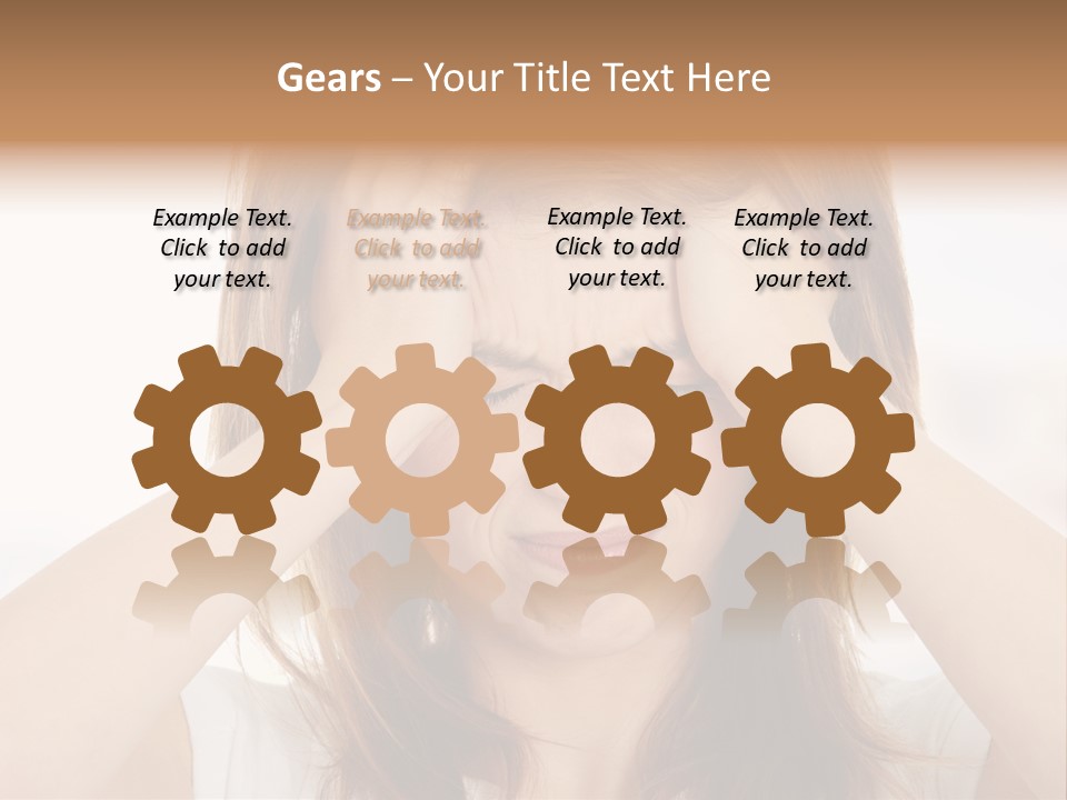 Hold Tired Ache PowerPoint Template