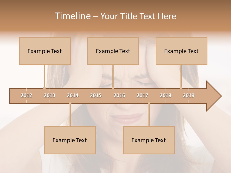 Hold Tired Ache PowerPoint Template