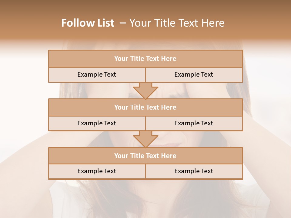Hold Tired Ache PowerPoint Template