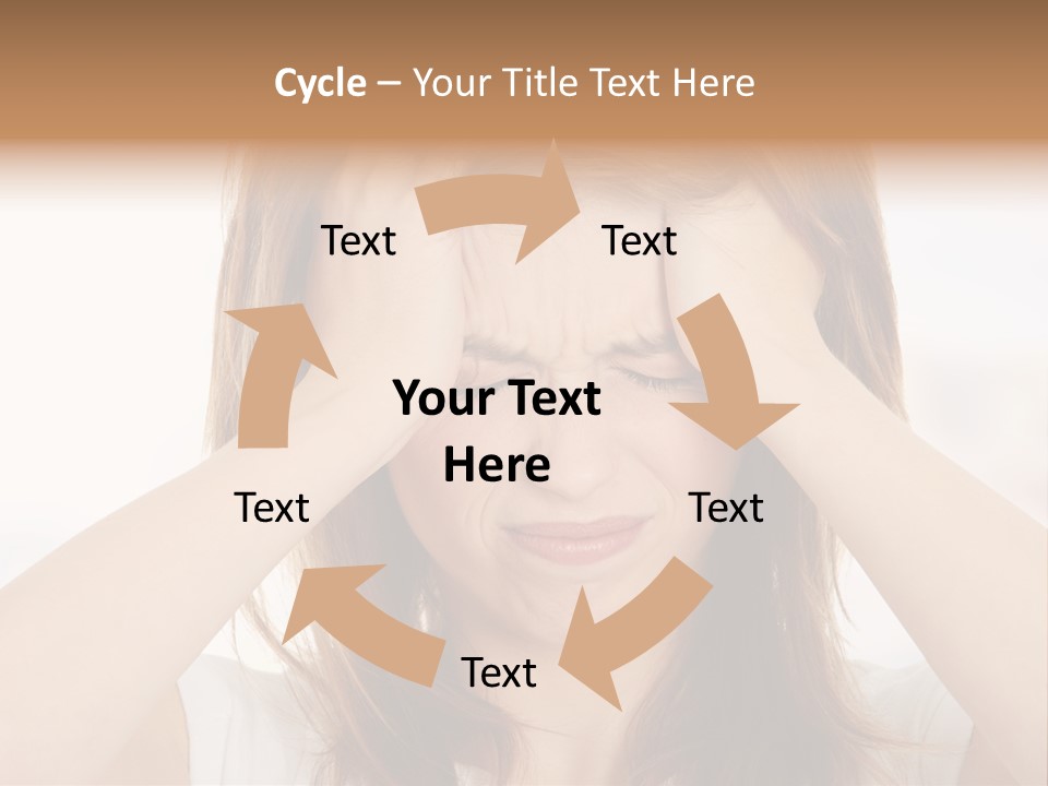 Hold Tired Ache PowerPoint Template