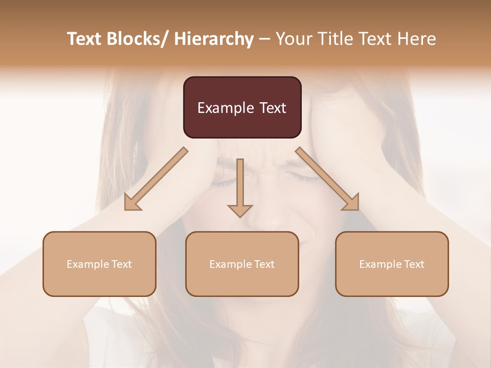 Hold Tired Ache PowerPoint Template