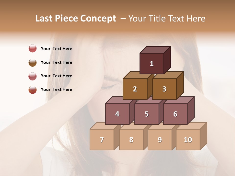 Hold Tired Ache PowerPoint Template