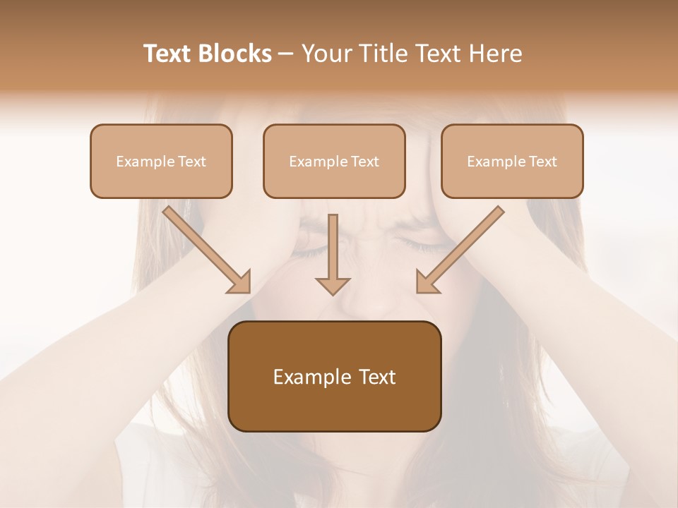 Hold Tired Ache PowerPoint Template