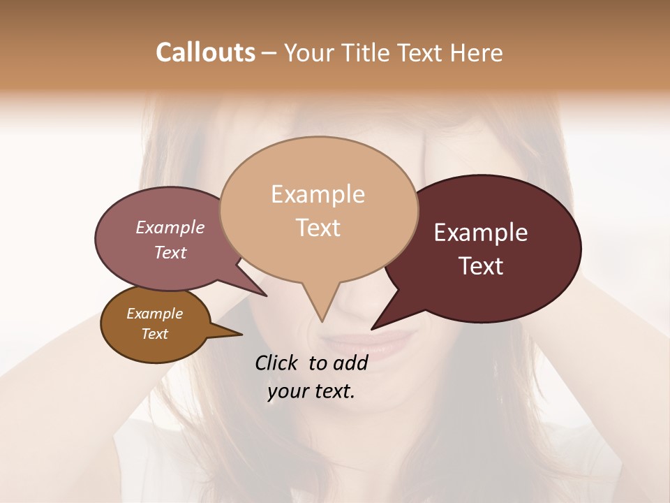 Hold Tired Ache PowerPoint Template