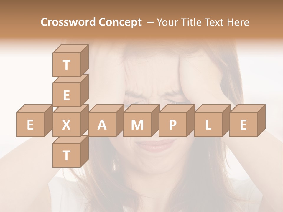 Hold Tired Ache PowerPoint Template