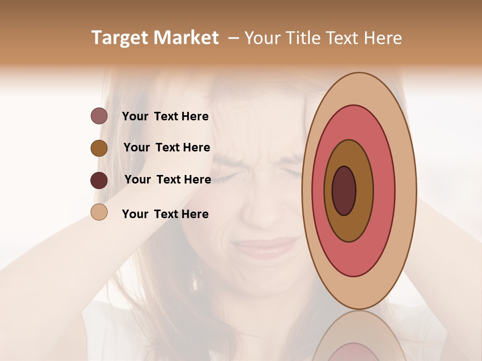 Hold Tired Ache PowerPoint Template