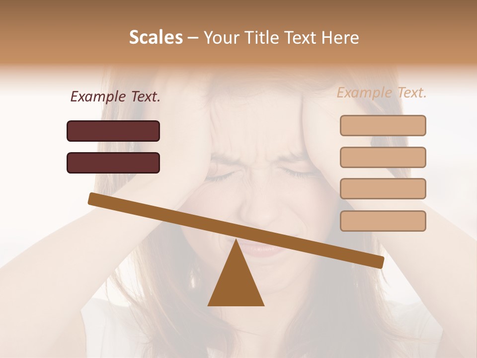 Hold Tired Ache PowerPoint Template