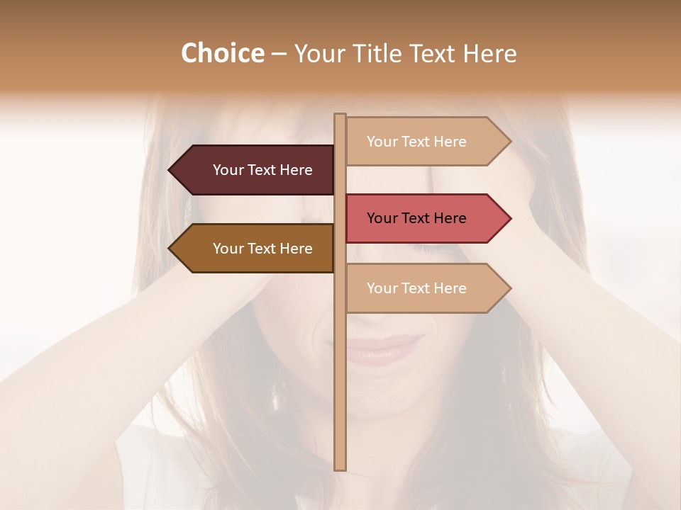 Hold Tired Ache PowerPoint Template