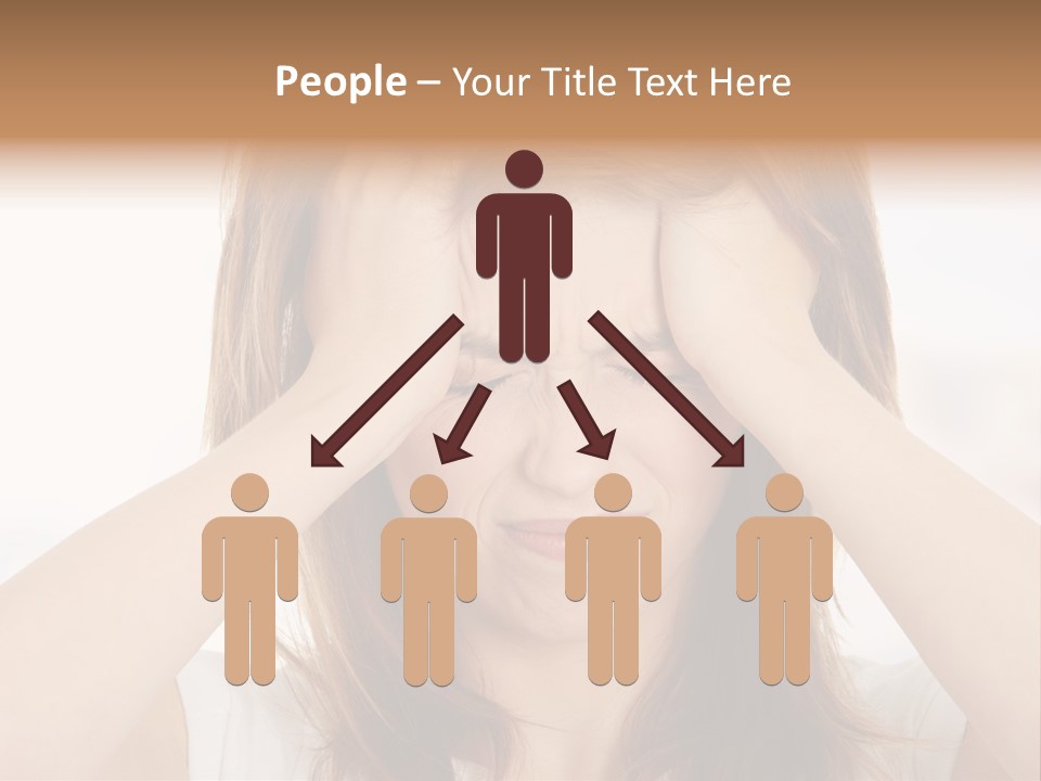 Hold Tired Ache PowerPoint Template