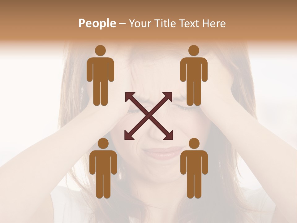 Hold Tired Ache PowerPoint Template